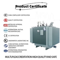 Transformateur de distribution d'énergie électrique immergé dans l'huile Yawei 50KVA 100KVA 150KVA 200KVA 250KVA 300KVA 400KVA 450KVA 500KVA 20KV