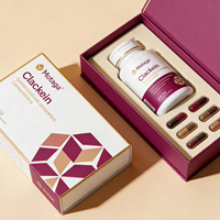 Boîtes d'emballage en carton pliables avec impression personnalisée pour les médicaments, les compléments alimentaires et les vitamines