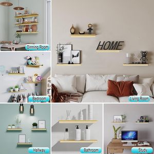 Juego <span class=keywords><strong>de</strong></span> 2 estantes flotantes <span class=keywords><strong>de</strong></span> Metal para <span class=keywords><strong>ducha</strong></span>, estante <span class=keywords><strong>de</strong></span> exhibición decorativo montado <span class=keywords><strong>en</strong></span> <span class=keywords><strong>la</strong></span> pared para dormitorio, sala <span class=keywords><strong>de</strong></span> estar, baño y oficina - Product Image 5