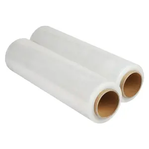 Shrink Film Factory Wholesale Lldpe Stretch Film Industrial Use Packaging Hand Machine Color Shrink Wrap Film Roll