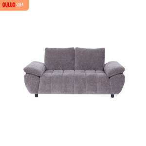 Sofá de Tela con Respaldo Ajustable hacia Adelante y hacia Atrás, Se Convierte <span class=keywords><strong>en</strong></span> Sofá <span class=keywords><strong>Cama</strong></span>, Sofá Multifuncional y Transformable - Product Image 2