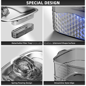 <span class=keywords><strong>2026</strong></span> 트렌딩 제품 9L 다이아몬드 물 디스펜서 자동 애완동물 급수기 대형 실내 물 분수 다중 애완동물용 - Product Image 3