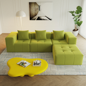 <span class=keywords><strong>Canapé</strong></span> compact carré en tissu, style moderne, <span class=keywords><strong>mousse</strong></span> à mémoire de forme <span class=keywords><strong>haute</strong></span> <span class=keywords><strong>densité</strong></span>, <span class=keywords><strong>canapé</strong></span> gain de place <span class=keywords><strong>pour</strong></span> appartement, atelier et parc - Product Image 3