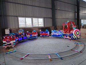 Trenino Elettrico Commerciale per Interni, in Fibra di Vetro e Plastica, per Parchi Cittadini, Giostre Educative per Bambini - Product Image 4