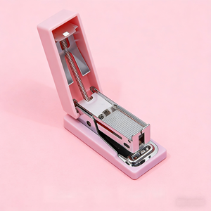 Agrafeuse manuelle standard en métal et plastique, petite agrafeuse de bureau portable pour reliure de papier droite et précise, fournitures de bureau - Product Image 3