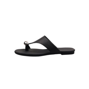 Chanclas para exteriores, zapatillas de verano con punta de Clip para mujer, suela blanda concisa, grasa, vacaciones en la playa, zapatos deslizantes - Product Image 6