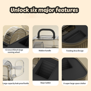 Portatile all'aperto gabbie per animali domestici per criceti miele opossum ratti dai capelli dorati orsi piccoli animali da compagnia in vendita - Product Image 6