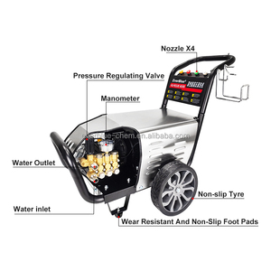 <span class=keywords><strong>Machine</strong></span> à <span class=keywords><strong>laver</strong></span> de voiture OEM CE 100 bar, 2200 W, haute pression, électrique, 12 L/min, 220 V/110 V, portable - Product Image 6
