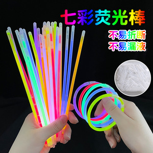 Bâtons lumineux fluorescents en plastique, 100 par baril, pour fêtes, anniversaires, concerts, marchés nocturnes - Product Image 4
