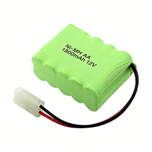 AA <span class=keywords><strong>NiMH</strong></span> 1800mAh 12V 충전식 배터리(대형 타미야 플러그 및 태양광 패널 지원 포함) - Product Image 1