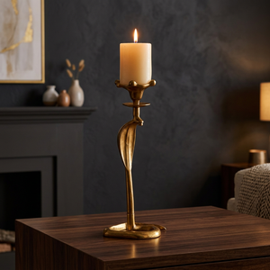 Candelabro Decorativo de Hierro, Centro de Mesa Moderno de Metal para Sala de Estar, Comedor, Bodas, Fiestas, Pascua - Product Image 6