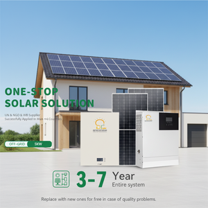 Célula de batería de iones de litio BR SOLAR 5kw 8kw 10kw sistema de energía solar para el hogar - Product Image 1