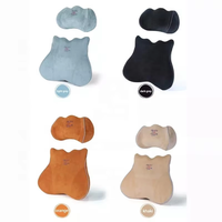 Coussin de soutien lombaire gonflable en mousse à mémoire de forme pour siège de voiture de bureau à domicile oreiller de dos de chaise d'hôtel