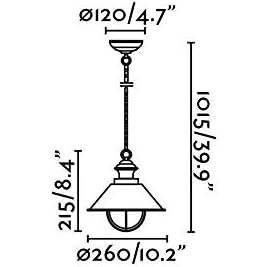 Pendentif en noix de coco de 20 cm, couleur marron oxydé, idéal pour la décoration et l'utilisation en environnements marins et extérieurs. - Product Image 2