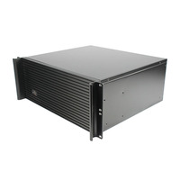 Châssis de serveur 4U BTX en alliage d'aluminium pour montage en rack, avec ventilateur, alimentation redondante à échange à chaud, supportant 7 emplacements PCIe, stock industriel