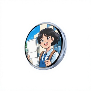 Minuteur intelligent avec design de fille anime, écran tactile, corps en plastique de 3,0 à 3,9 pouces, rechargeable par USB - Product Image 3