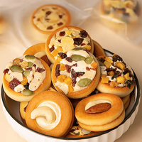 Mini Pizza Shaped Mixed Fruit Cookies Gluten Free Individual Sachet Pack Snacks