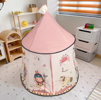Usine rose indien yourte enfants tente tente enfants intérieur et extérieur indien yourte fille garçon famille château jeu maison