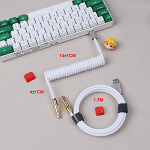 Fgg Aviator kết nối bàn phím USB C cáp cho cơ khí chơi game phụ kiện bàn phím 0b Bàn phím cáp cuộn - Product Image 1