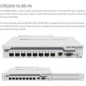 नए CRS309-1G-8S + नेटवर्क स्विच में - Product Image 5