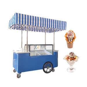 2025 Custom Cupcake Coffee Cart 3 Wheel Mobile Ice Cream Snack Van Italian Food Car Food Truck for Sale - Product Image 2