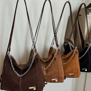 Borsa a <span class=keywords><strong>Tracolla</strong></span> in Pelle Scamosciata di Alta Qualità con Design Speciale, Produttori di <span class=keywords><strong>Borse</strong></span> da Donna - Product Image 1