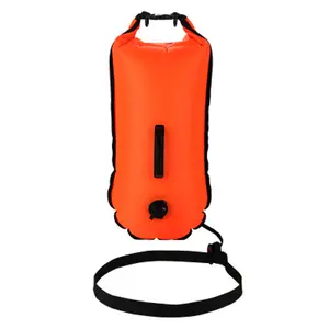 Personalizado Float Air Dry Bag PVC água aberta inflável nadar bóia
