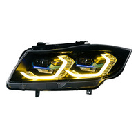 Phares JSL pour BMW Série 3 E90, phare LED E91, lentille laser, phare 330i 320i 328i 335i, signal DRL, accessoires automobiles