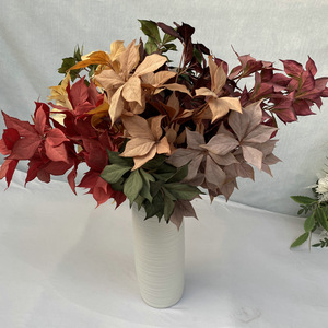 Hojas Artificiales de Avellana Planas y Largas para Decoración de Salones de Boda, Guía de Caminos de Plantas Verdes, Decoración de Paisajismo con Hojas Verdes - Product Image 4