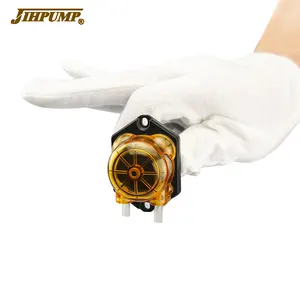 JIHPUMP 12v Mini Bomba de Água Com BPT Tubulação Da Bomba Peristáltica Para O Sistema Automático de Dosagem Química