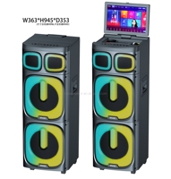 Système de sonorisation DJ professionnel CSN-K3017, double enceinte de 10 pouces, Bluetooth, karaoké, avec mixeur audio, machines de mixage DJ