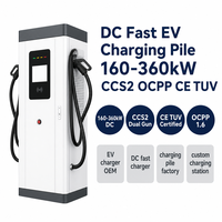 Stasiun Pengisian Daya Cepat DC untuk Kendaraan Listrik 160-360kW CCS2 Dual Gun OCPP 1.6 CE TUV Charger