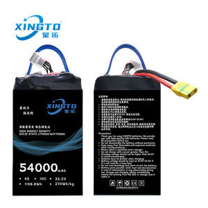 Ağır yük uzun ömürlü 6s 54AH katı hal uav-pil Lto Drone lilitio şarj edilebilir Lipo polymer lityum iyon piller - Product Image 1