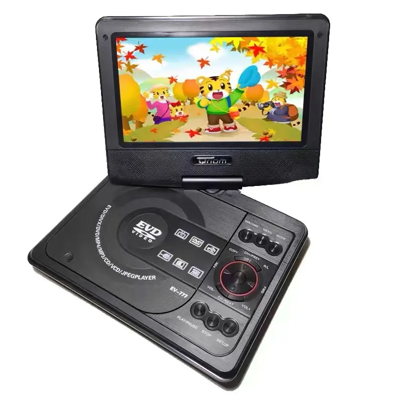 Chuyên nghiệp đề nghị HD xách tay nhà PAL NTSC SECAM DVD Player với màn hình