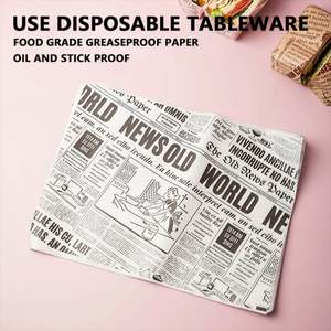 Customized Thin Paper <b>Food</b> Grease Resistant Wrapper for Burgers Sandwiches Bread and Cookies Fat Resistant Logo Printing - Product Image 6