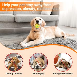 New Arrival Hot Selling Toy Smart Electric Remote Control <b>Dog</b> Chew <b>Ball</b> Interactive Pet Chew Toys - Product Image 3