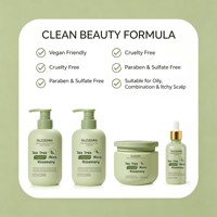 Minyak Rambut Harian Tea Tree Rosemary Mint Anti Ketombe Perawatan Kulit Kepala Melembapkan Mengontrol Rambut Kusut Menghilangkan Frizz Grosir OEM