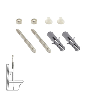 Kit de Fijación para Inodoro 6x80 mm. Acero Inoxidable (2 Piezas) - Product Image 1