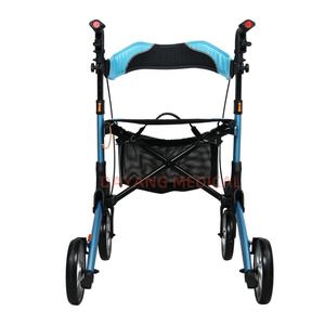 รถเข็นช่วยเดินน้ำหนักเบาพิเศษสำหรับผู้สูงอายุ  วัสดุอะลูมิเนียม พับได้ พร้อมที่นั่ง สำหรับผู้ใหญ่ ผู้พิการ และผู้สูงอายุ - Product Image 4