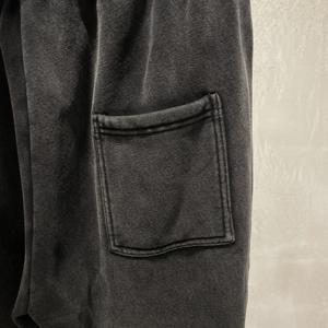 กางเกงลำลองสไตล์อเมริกันสำหรับฤดูหนาว บุขนแกะ 100% โพลีเอสเตอร์ กันลม มีเชือกผูก ดีไซน์ดาบ ทรงตรง หลวม สไตล์เรโทร - Product Image 5