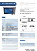 Computadora táctil industrial todo en uno de 27 pulgadas Intel 11th Core I7/i5/I3 Celeron IP65 Diseño a prueba de agua Diseño sin ventilador