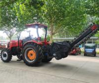Máquina Excavadora de Zanjas JSR con Suspensión para Tractor, Cadena Simple/Doble, Motor de 35-260 HP, Profundidad de 210 cm, Ancho de 1500 mm, Longitud de 2000 m