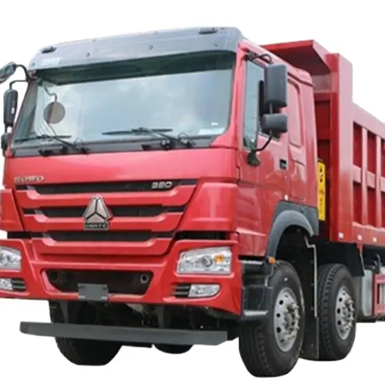 Gebruikte Dump Truck 8X4 Sinotruk Howo Kipper Truck Jaar 2016 Voor Kenya, Nigeria, Afrika Promotie Nieuwe Emmer