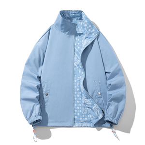 เสื้อโค้ทผู้ชายสองด้าน, เสื้อโค้ทผู้ชายเท่ๆคอตั้ง2025ใหม่ฤดูใบไม้ผลิและฤดูใบไม้ร่วง - Product Image 3