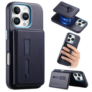 Étui magnétique en cuir pour iPhone avec <span class=keywords><strong>portefeuille</strong></span> magnétique puissant pour <span class=keywords><strong>Apple</strong></span> 17, 16, 15, 14, 13 Pro Plus - Product Image 5