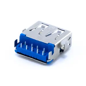Factory Sales Height On Pcb 2.97mm 24Pin DIP USB 3.0 Type A Connector Female For Automotive New Energy Car Can Used In Car