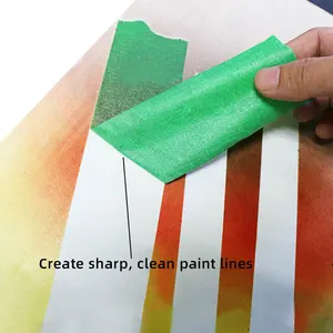 YOUJIANG, cinta de pintor de pintura de alta calidad, cubierta protectora, resistente a altas temperaturas, cinta adhesiva para coche