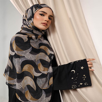Écharpe personnalisée à quantité minimale de commande bas avec différents pays Drapeau Poncho Écharpes en mousseline de soie Imprimé Kuffiyeh Hijab Écharpe Palestine