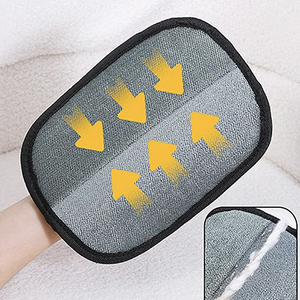 Guante de depilación para mascotas, cepillo bidireccional, herramienta pegajosa para el cabello para gatos y perros, limpieza de depilación de partículas electrostáticas, cepillo conveniente - Product Image 5