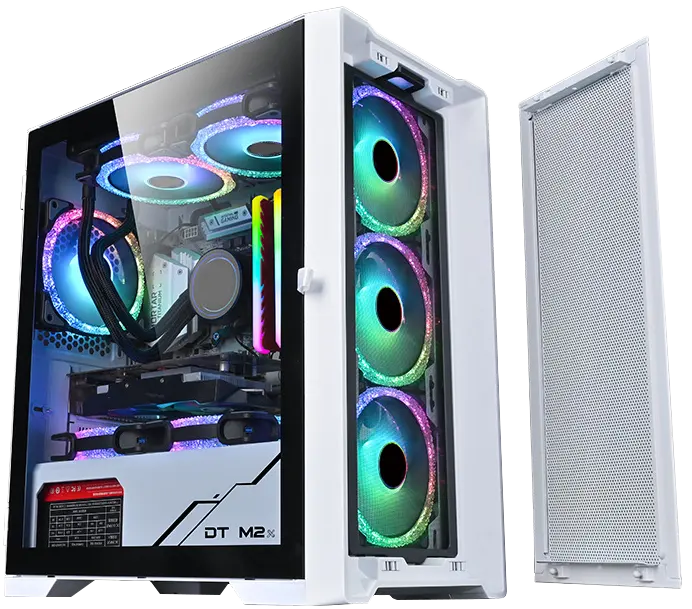 Micro-atx chơi game trường hợp USB3.0 x 1 240mm tản nhiệt hỗ trợ người hâm mộ tháp máy tính trường hợp